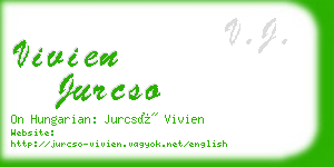 vivien jurcso business card